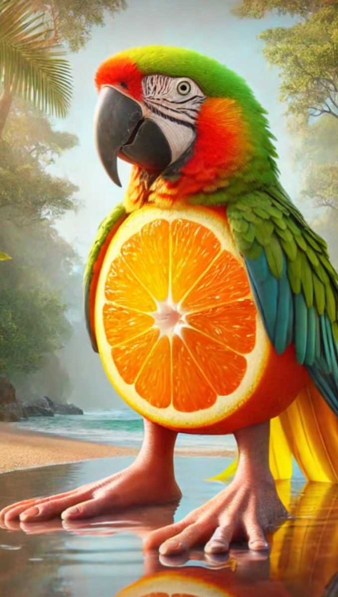 ピピ・オレンジのイラスト