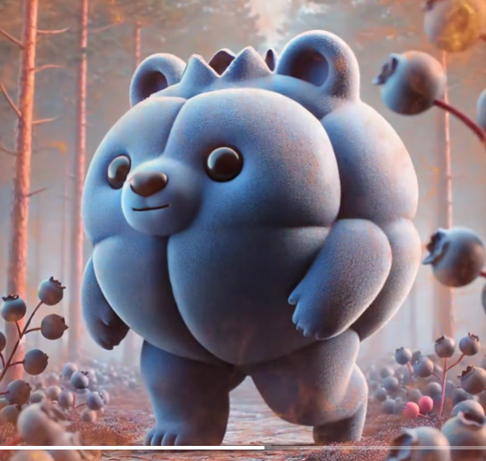 ブルーベリーニ・タッティチーニのイラスト