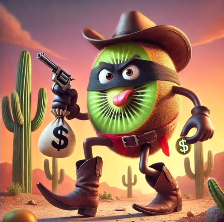 キウィット・バンディットのイラスト