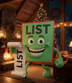 リスト リスト リスト サフールのイラスト