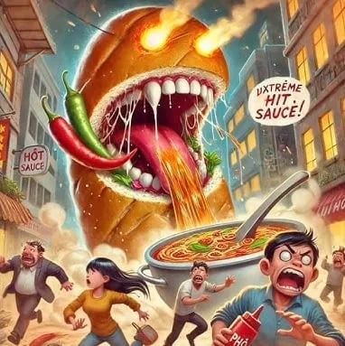 バインミー ・ラムラムのイラスト