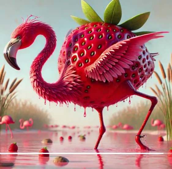 ストロベレッリ・フラミンゲッリのイラスト