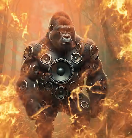 ゴリローネ・サブウーファーのイラスト