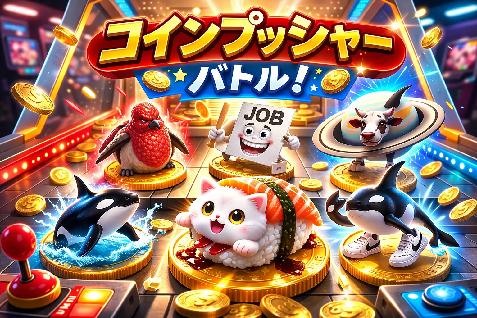 【3Dゲーム初登場】新作「ブレインロット・コインプッシャー3D」を公開しました！